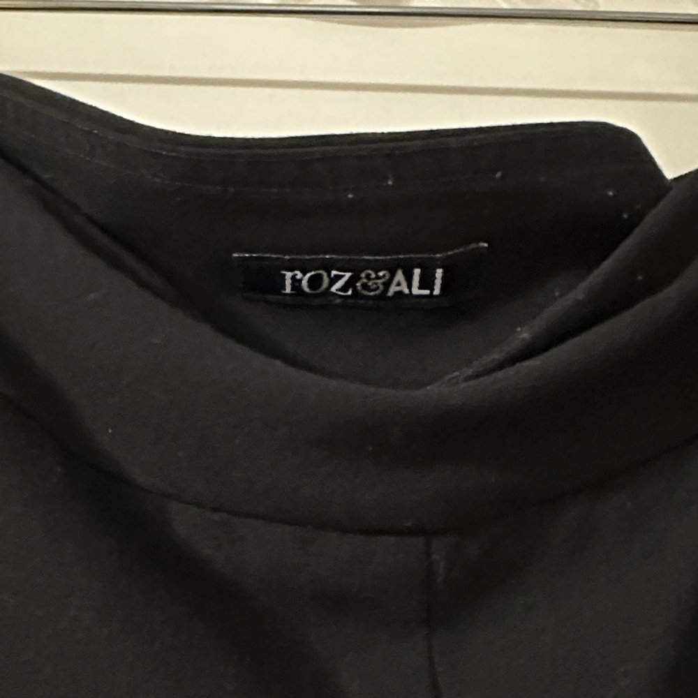 Roz & Ali Black Straight Leg Pants